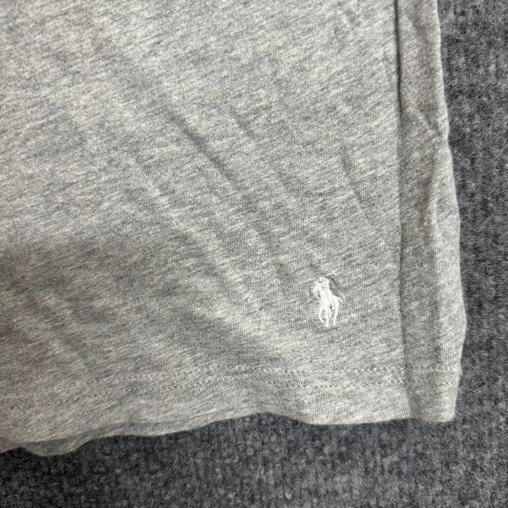Polo Ralph Lauren T-Shirt Mens Size XL Grey Cotton Short Sleeve Pony Logo Tee